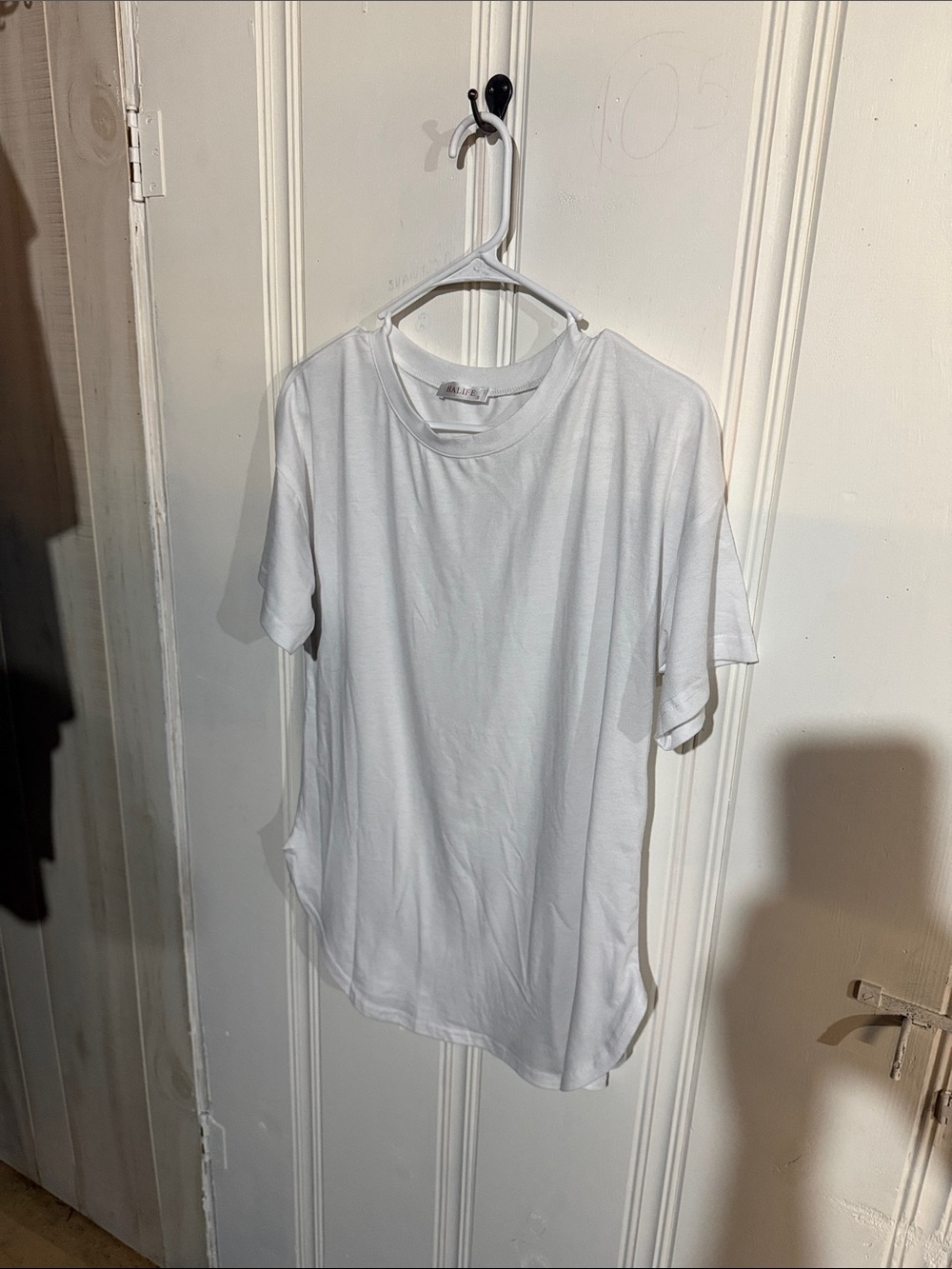 Essential White Crewneck Tee by Unbranded